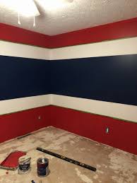 Red And Blue Bedroom Unique Red White And Blue Bedroom In 2020 Red Boys Bedroom Boys Blue Bedroom Decor Red Kids Rooms