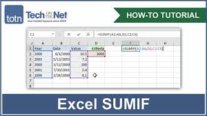 Learn How To Use The Sumif Function In Microsoft Excel With An Easy To Follow Example Https Www Tech Microsoft Excel Tutorial Excel Tutorials Excel Formula
