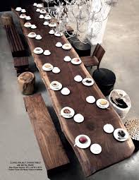 Hudson Furniture Slab Dining Tables Wood Slab Dining Table Live Edge Wood Slab Dining Table