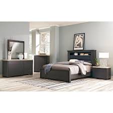 Bedroom Furniture Camino 7 Piece Queen Bedroom Set Charcoal And Ivory Value City Furniture King Bedroom Sets King Bedroom Furniture