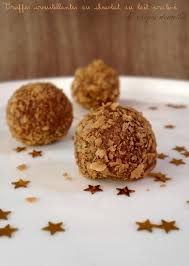 Recette De Truffes Croustillantes Praline Et Crepes Dentelles Recette Truffe Recette Truffes Au Chocolat Recette