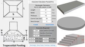 How To Use A Concrete Calculator To Measure The Yards Of Concrete Concrete Calculator Concrete Concrete Materials