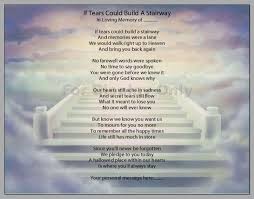 In Loving Memory Personalized Poem Print Remembrance Poems Memories Poems
