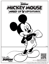 Lots of disney characters to color on the best free coloring books for children. Free Printable Disney Junior Coloring Pages Disney Music Playlists