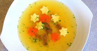 Klare Suppe Mit Eierstich Sternen Suppe Mit Eierstich Klare Suppe Mit Eierstich Klare Suppe