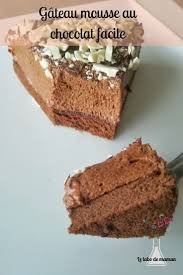 Gateau Mousse Au Chocolat Facile Companion Ou Non Recette Mousse Au Chocolat Facile Mousse Au Chocolat Gateau Mousse