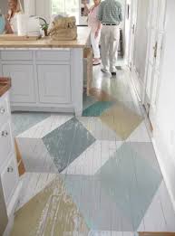 Stencils And Creative Painting Ideas For Wood Floor Decoration Flooring Geometric Floor Painted Wooden Floors