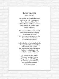 Robert Frost Poem Print Wall Art Reluctance Living Room Art Etsy Robert Frost Poems Quotes About Motherhood Poetry Inspiration