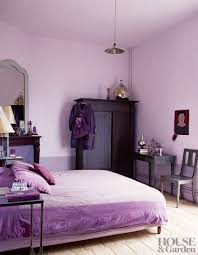 Pin By Architectural Digest On Color Pattern And Paint Purple Bedroom Color Scheme Purple Bedrooms Purple Living Room