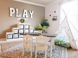 Surprising 27 Home Decor Recycled Materials Dining Room Playroom Combo Living Room Playroom Home Decor