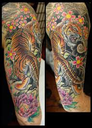 Traditional Japanese Tiger Tiger Tattoo Sleeve Tattoo Japanese Style Japanese Tiger Tattoo
