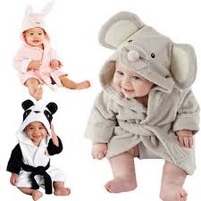 Click To Buy Boy Girl Animal Baby Bathrobe Baby Hooded Bath Towel Infant Bathing Honey Baby Mouse Panda Rabbit Baby Robes Baby Bath Robe Baby Bath Towel
