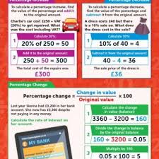 Maths Tip Of The Day Percentages Here Are A Few Quick Tips To Calculate Percentage Increases And Decreases Maths Studytips Edu Math Tricks Study Tips Math