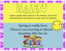 Poetry Haiku Poems For Kids Poetry For Kids Types Of Poems