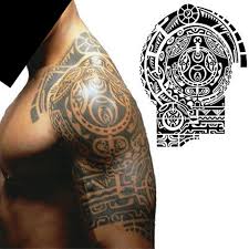 Shaded tattoos are also an excellent selection for stylizing letters for more visual impact. Shellhard 1 Lembar Pria Lengan Bahu Kiri Stiker Tato Bahu Tato Sementara Tahan Air Dapat Dilepas Stiker Untuk Seni Tubuh Sementara Tato Aliexpress
