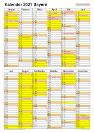 Download kostenlos, alle ferien bayern (sommerferien, herbstferien, winterferien) zum ausdrucken. Kalender 2021 Bayern Ferien Feiertage Pdf Vorlagen