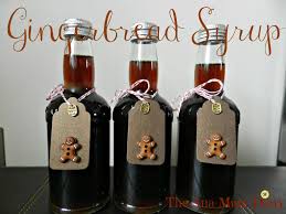 Gingerbread Syrup For Coffee Homemade Christmas Gifts Gingerbread Syrup Homemade Christmas Gifts Homemade Christmas
