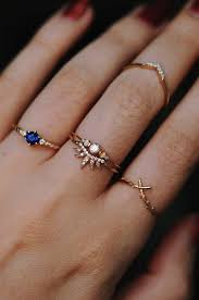 Baby Cosmic Witch Ring In 2020 Witch Rings Solid Gold Band Jewelry Inspiration