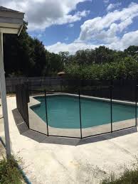 Life Saver Pool Fence Orlando Removable Mesh Fence For Swimming Pools Swimming Pool Enclosures Pool Fence Pool Enclosures