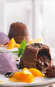 Kochen Mit Steffen Henssler Rezept Fur Schoko Malheur Mit Orangen Und Blaubeereis Weitere Tolle Rezepte Findet Ih Grill Den Henssler Rezepte Rezepte Henssler