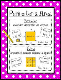 Math Skills Poster Freebie Perimeter And Area First Of Set Area And Perimeter Math Skills Teaching Math