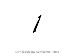 Measures 1 1/4 wide x 1 5/8 high apply with water. One 1 Number Tattoo Designs Tattoos With Names