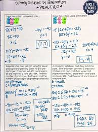 Systems Of Equations Inb Pages Studying Math Systems Of Equations School Algebra
