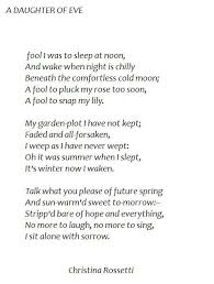 Pin By Glenda Collins Emerson On It S Poetry Christina Rossetti Poems Great Poems Poems