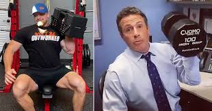 Chris cuomo's time at the gym is definitely paying off! Video Internet Mocks Chris Cuomo For Claiming He Uses 100lb Weights With One Arm At Cnn Studio National File