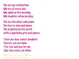 I Love You My Little One Daughter Poems I Love My Daughter Poems