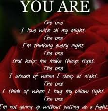 I Ve Always Fought For Us And I Always Will I Will Never Stop Fighting I Promise You Are The One My Love Poem For Her Love Poems For Him Romantic Quotes