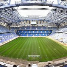 The municipal stadium in poznań, commonly called bulgarian street stadium (polish: City Stadium Home Of Lech Poznan And Warta Poznan Poland Estadio Futebol Futebol Arquitectura