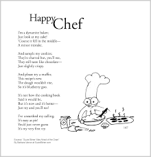 Happy Chef Children S Poem Poetry For Kids Childrens Poems Kids Poems