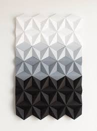 Mosaic Wall Art Black And White Wall Art 3d Geometric Wall Etsy In 2020 Origami Wall Art Geometric Wall Mosaic Wall Art