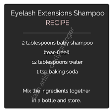Eyelash Extensions Care Lash Shampoo Recipe Eyelash Extensions Care Eyelash Extensions Shampoo Recipe