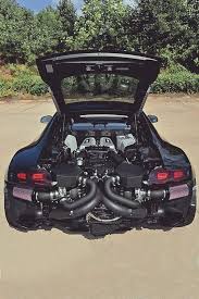 Audi R8 Twin Turbo V10 Black Carbone Makes Sense Even When You Don T Understand Engines Cool Cars Super Cars Audi Cars Audi