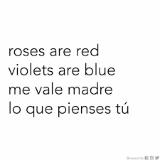 Roses Are Red Violets Are Blue Me Vale Madre Lo Que Pienses Tu Mood Quotes Words Quotes Bad Mom