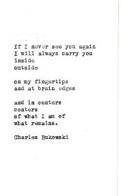 Charles Bukowski Poem Hand Typed Vintage Typewriter Quote Charles Bukowski Quotes Charles Bukowski Poems Typewriter Quotes