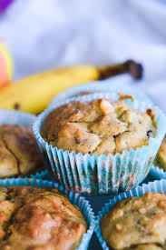 Apfel Bananen Muffins Gesundes Rezept Perfekt Fur Kinder Bananen Muffins Backen Fur Kleinkinder Muffins Gesund