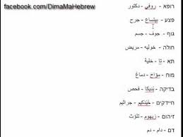 تعلم العبرية مصطلحات طبية מושגים ברפואה Youtube