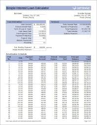 Download The Simple Interest Loan Calculator From Vertex42 Com Free Online Mortg Mortgage Amortization Mortgage Amortization Calculator Amortization Schedule