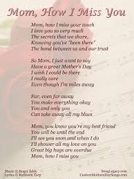 Miss You Mom Poems Mom In Heaven Miss You Mom