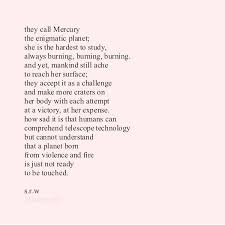 Mercury Poem Quote Poetry Quotes Words Motivation Inspiration Srwpoetry Srw Astronomy Space Poem Quotes Poems Words