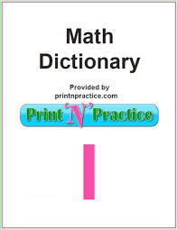 Math Words That Start With I Inverse Identity Integer Math Words Printable Math Worksheets Online Math