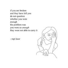 Being Enough Rupi Kaur Quotes Unrequited Love Quotes Milk And Honey Quotes