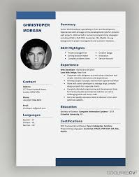 Modèle de cv gratuit à remplir au format word Cv Resume Templates Examples Doc Word Download