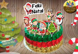 Topper Topo Para Bolo Tema Natal Papai Noel No Elo7 Catias Cakes Papel Arroz Ddab2d Topo de bolo para dia dos pais simples para que você possa incrementar com fotos de seu pai ou com outros objetos que são a cara dele, deixando esse topo ainda mais especial.