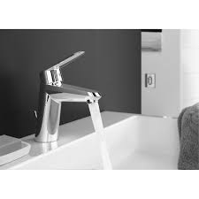 Hoch wasserfall wasserhahn bad waschtischamatur waschbecken spültisch armatur. Grohe Einhebelmischer Waschbeckenarmatur Eurodisc C Chrom Kaufen Bei Obi