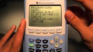 How To Program The Quadratic Formula On Ti 84 Ti 83 Math Apps Quadratics Quadratic Formula