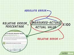 How To Calculate Relative Error 9 Steps With Pictures Wikihow
